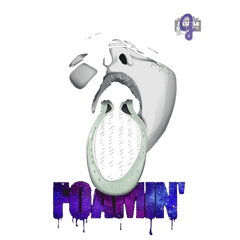 Galaxy Foam Crazy Face - Original Jawns - Black T-Shirt - T-Shirt - Jawns on Fire Sneakers & Shoes
