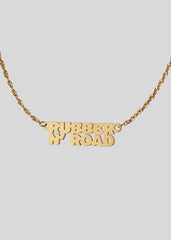 Gold Logo Chain - RUBBER N' ROAD