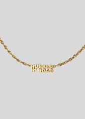 Gold Logo Chain - RUBBER N' ROAD