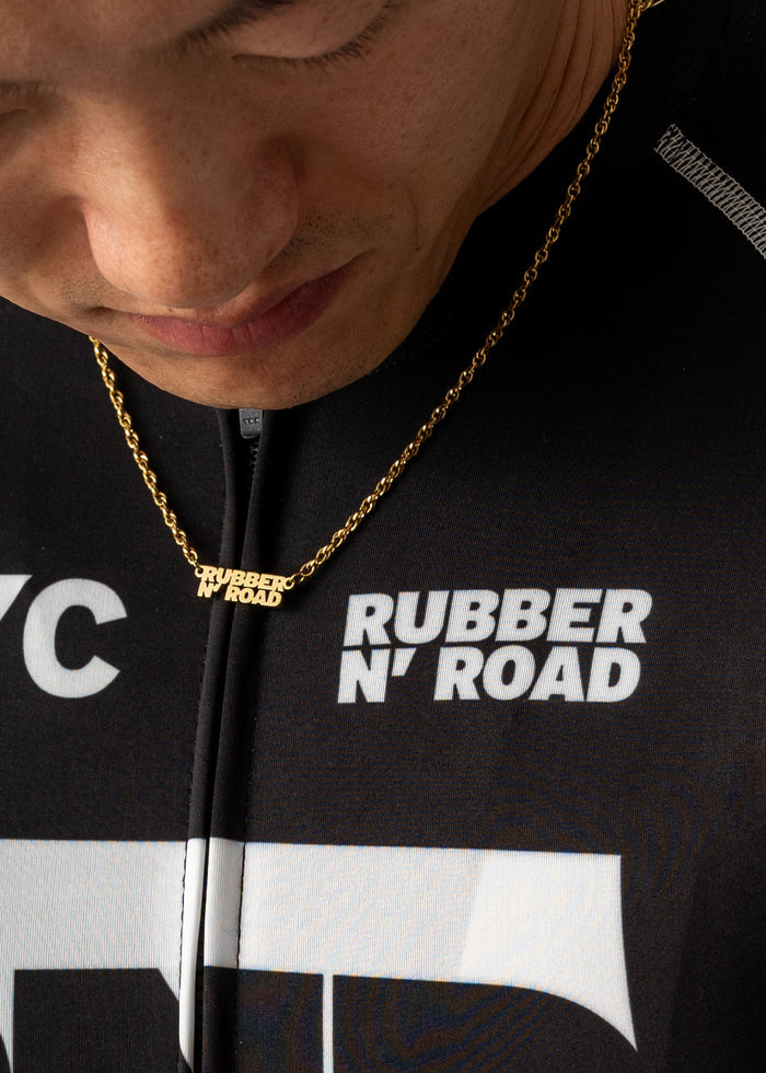Gold Logo Chain - RUBBER N' ROAD