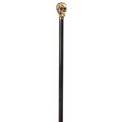 Gold Resin Skull Cane