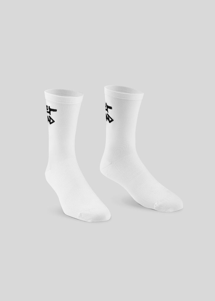 Graffiti Logo Socks - White - RUBBER N' ROAD
