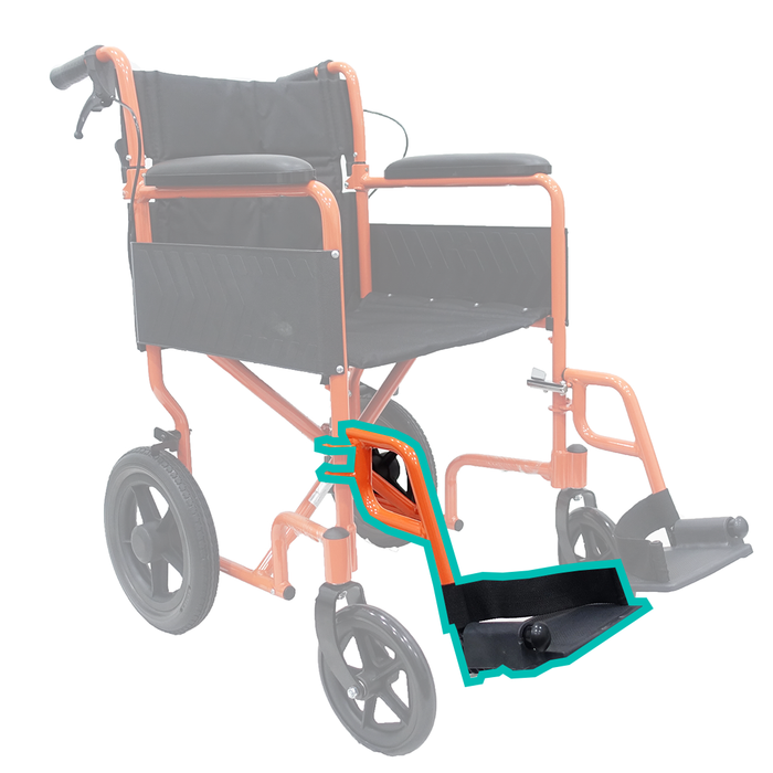 Right Footrest (Orange)
