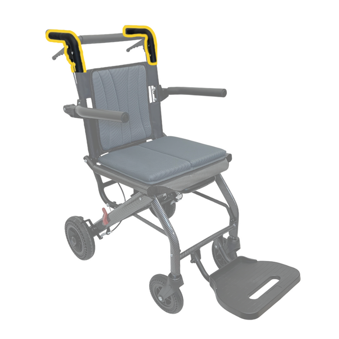 HappyWheels Trolley Travel Chair Spare Parts Push Handles (Long)