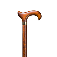 Heavy Duty Beech Derby Cane Brown