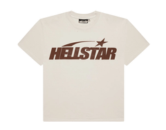 HS Classic T-Shirt (Gel Print) 'White/Brown' - T-Shirt - Jawns on Fire Sneakers & Shoes