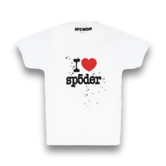 I Heart Sp5der Souvenir T - Shirt - White & Navy - T - Shirt - Jawns on Fire Sneakers & Shoes