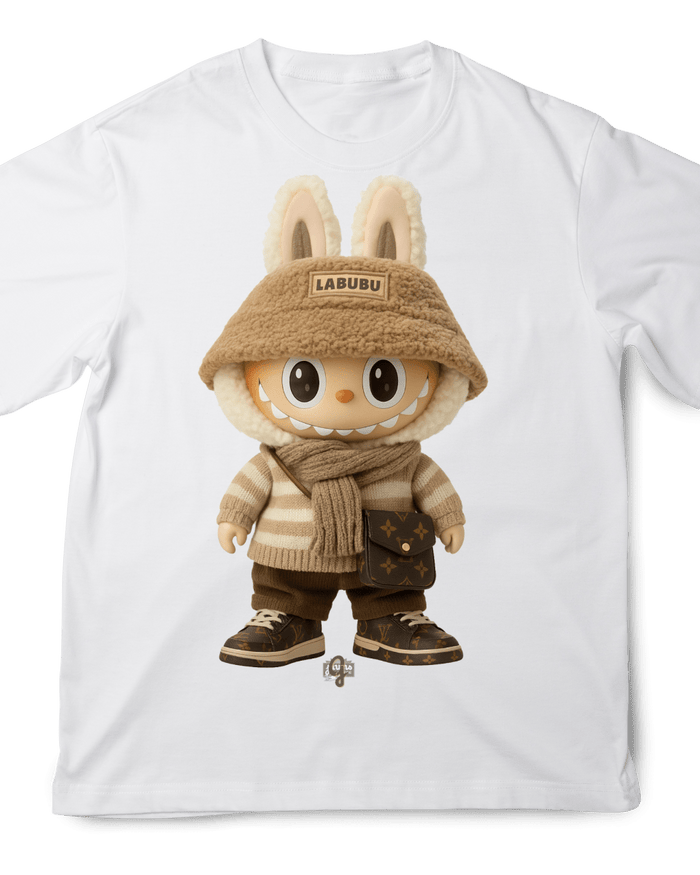 La Bu Bu LV Brown Jawn - Original Jawns - White T-Shirt - T-Shirt - Jawns on Fire Sneakers & Shoes