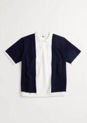 LIGHT BIG STRIPE KNIT POLO