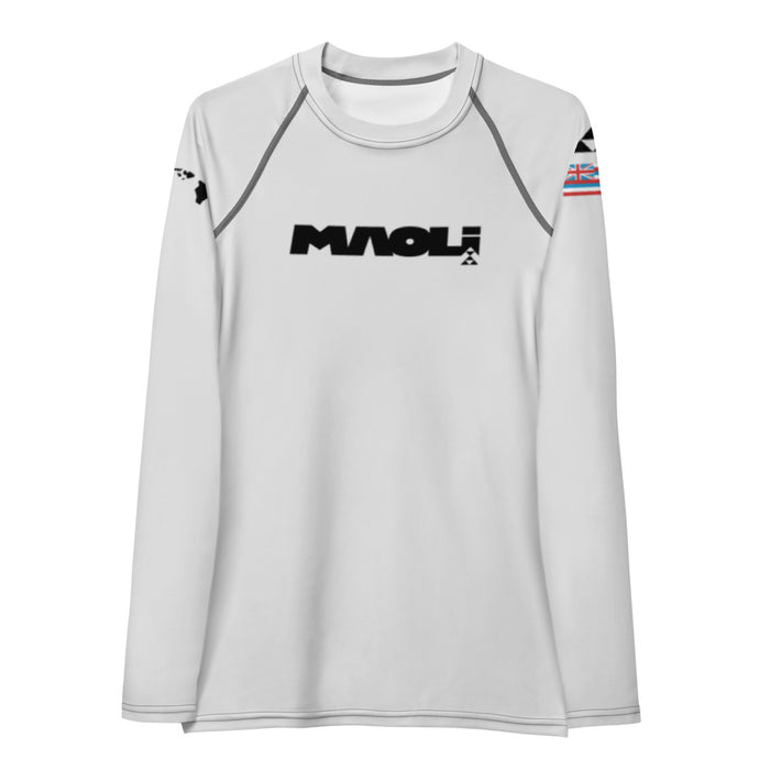 Maoli Rash Guard (Light Gray)