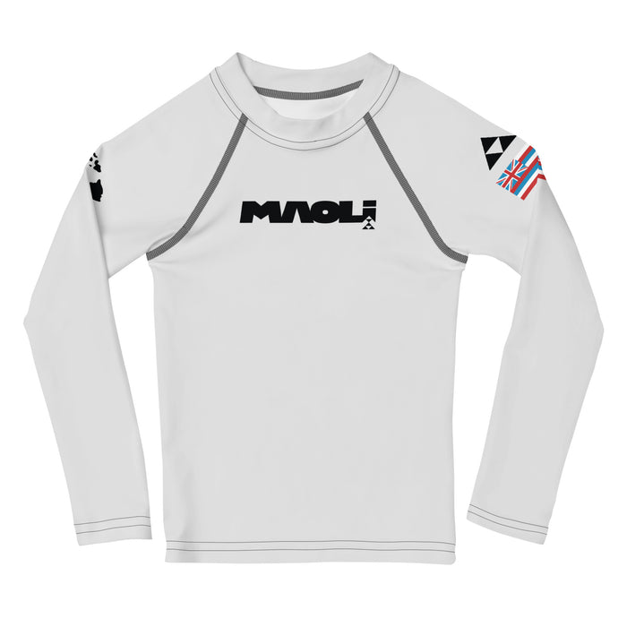 Maoli Rash Guard (Light Gray)