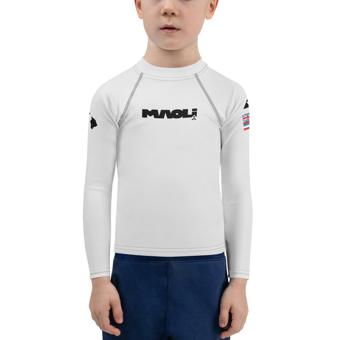 Maoli Rash Guard (Light Gray)