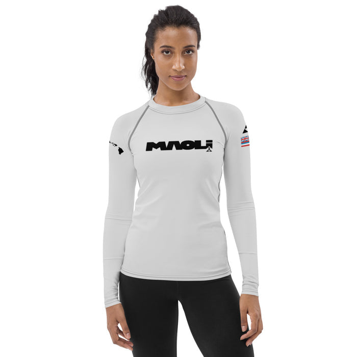 Maoli Rash Guard (Light Gray)