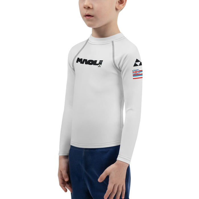 Maoli Rash Guard (Light Gray)