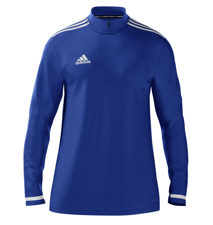 Midlayer 1/4 Zip - Blue White Mid Layer Adidas