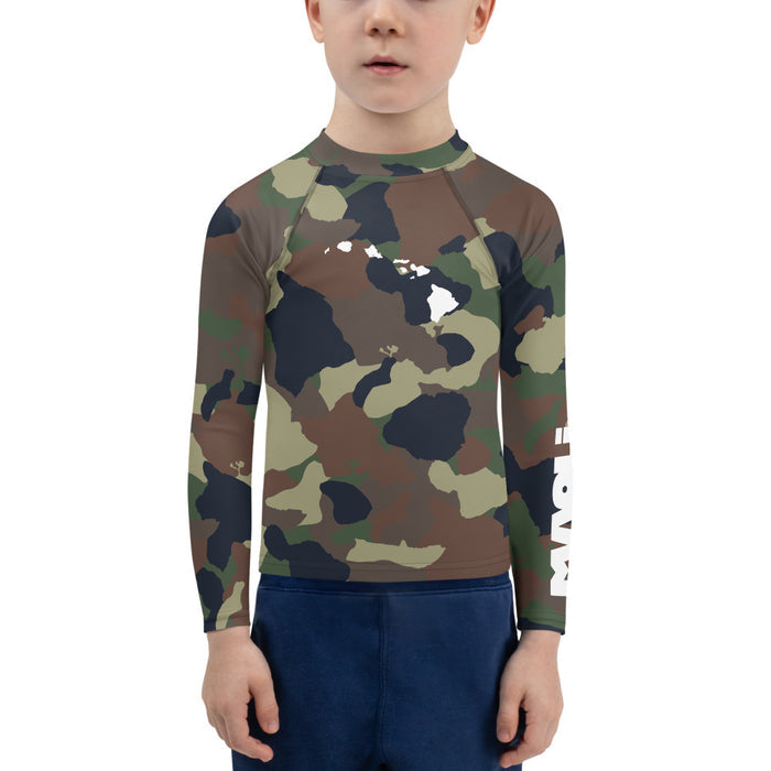 Pae ʻĀina Camo Rash Guard (Nahele)