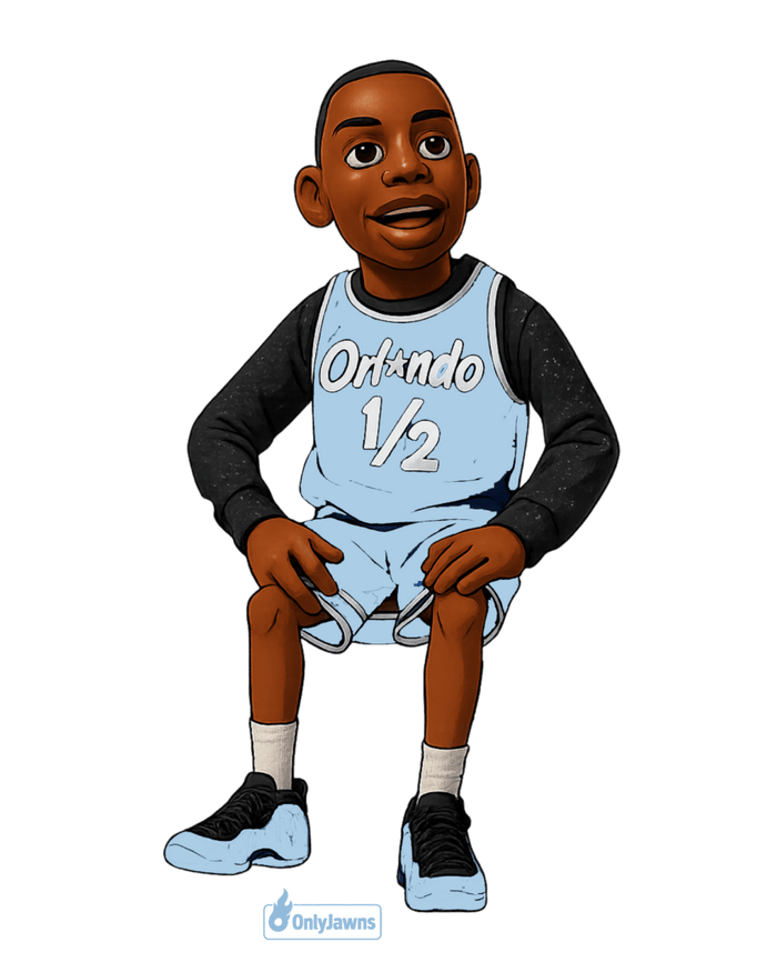 Penny Doll Foam Posite Physic Blue - Original Jawns - Black T-Shirt - T-Shirt - Jawns on Fire Sneakers & Shoes