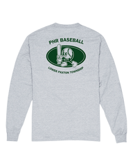PHR Baseball Club Vintage Gear - Long Sleeve T-Shirt - Long Sleeve - Jawns on Fire Sneakers & Shoes