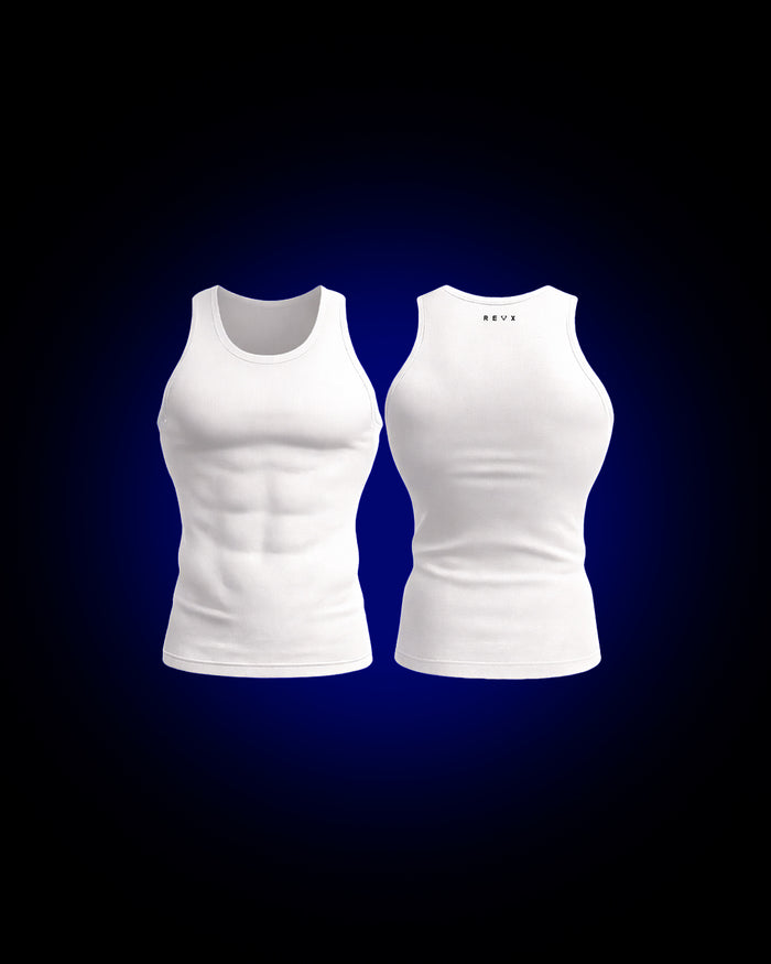Revx white tank top