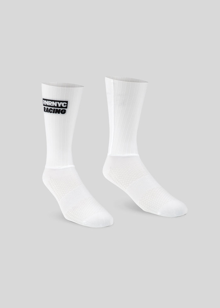 RNRNYC RACING Pro Aero Socks - White