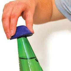 Silicone Bottle Opener Blue
