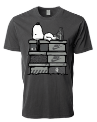 Snoopy Wet Cement Jordan 4 - Original Jawns - White T-Shirt - T-Shirt - Jawns on Fire Sneakers & Shoes