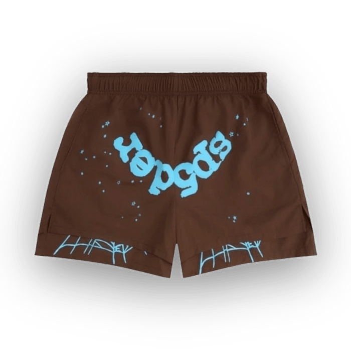 Sp5der Double Layer Short - Brown - Shorts - Jawns on Fire Sneakers & Shoes