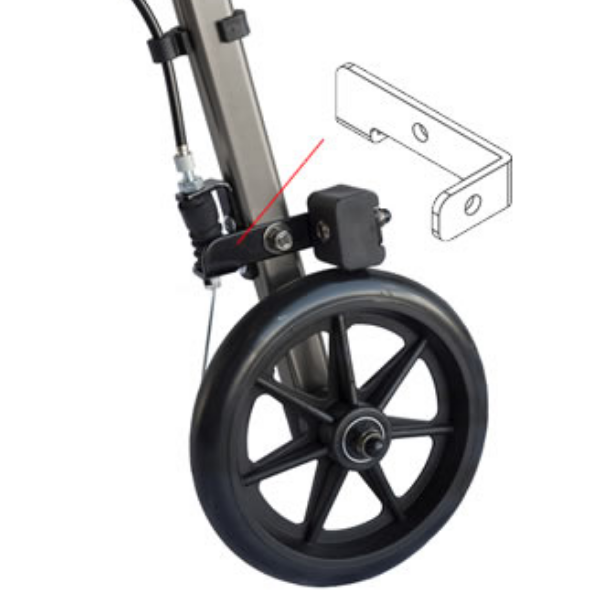 Brake Pad Bracket (Rollator Only)