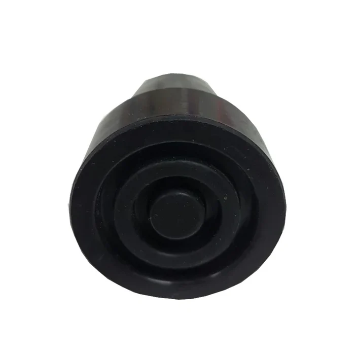 Sturdy Rubber Cane Tips (Black) - 16mm