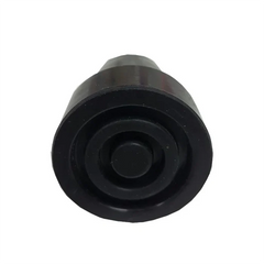 Sturdy Rubber Cane Tips (Black) - 16mm