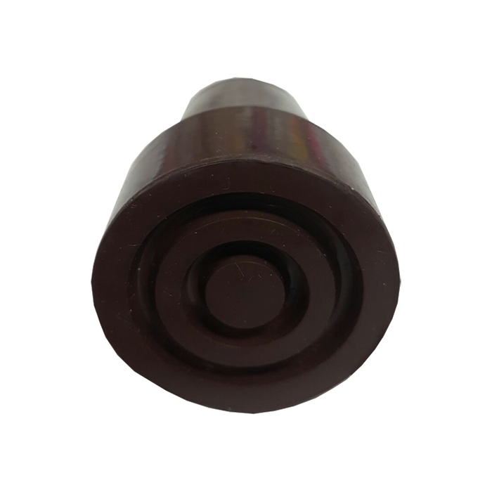 Mobility Sturdy Rubber Cane Tips (Coffee) by The Cane Collective