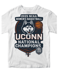 Uconn Huskies 2025 Women's Basketball National Champions - Original Jawns - White T-Shirt - T-Shirt - Jawns on Fire Sneakers & Shoes