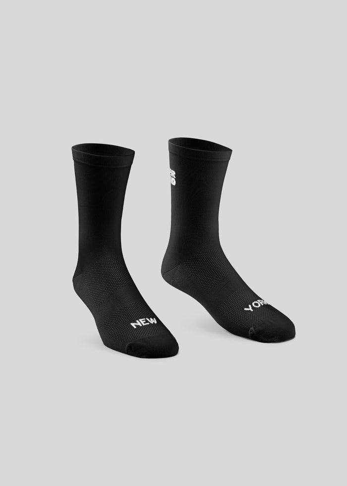 Uniform Logo Socks - Black - RUBBER N' ROAD
