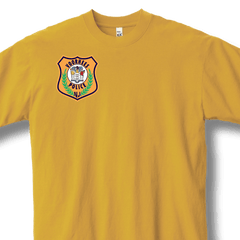 Voorhees Police - Premium T-Shirt - Unisex - Colored Logo - Front Only - Short Sleeve - Jawns on Fire Sneakers & Shoes