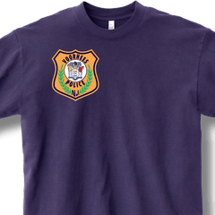 Voorhees Police - Premium T-Shirt - Unisex - Colored Logo - Front Only - Short Sleeve - Jawns on Fire Sneakers & Shoes
