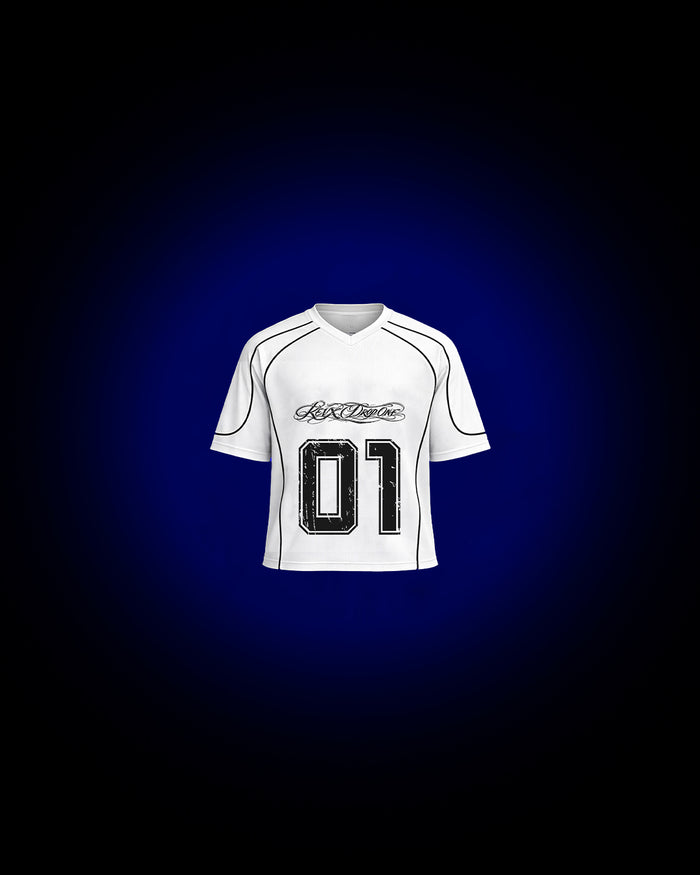 WHITE BOXY REVX JERSEY 2.0