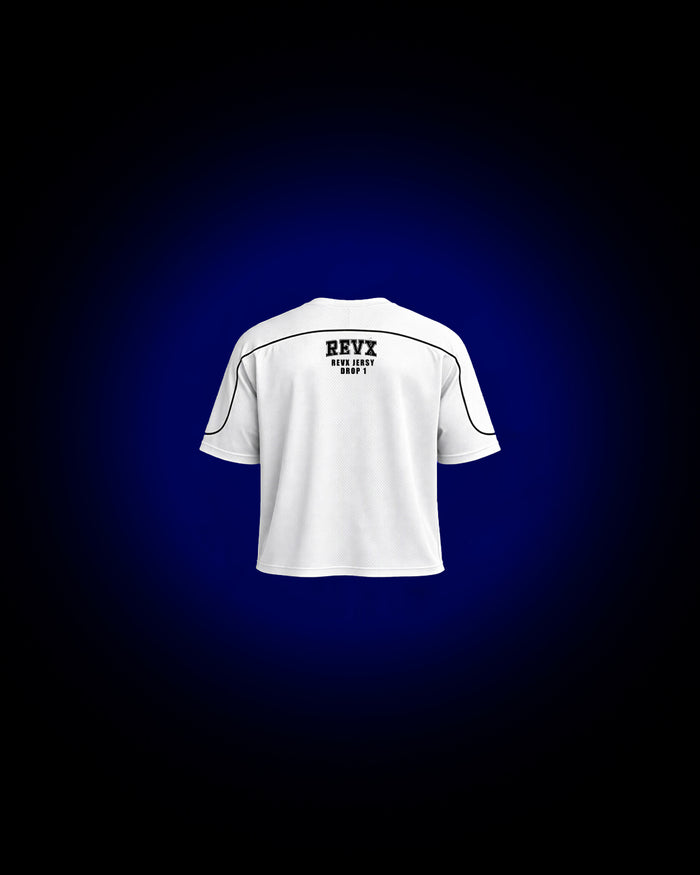 WHITE BOXY REVX JERSEY 2.0