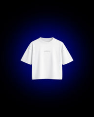 WHITE COTTON BOXY PUMP COVER T-SHIRT 2.3