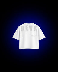 WHITE COTTON BOXY PUMP COVER T-SHIRT 2.3